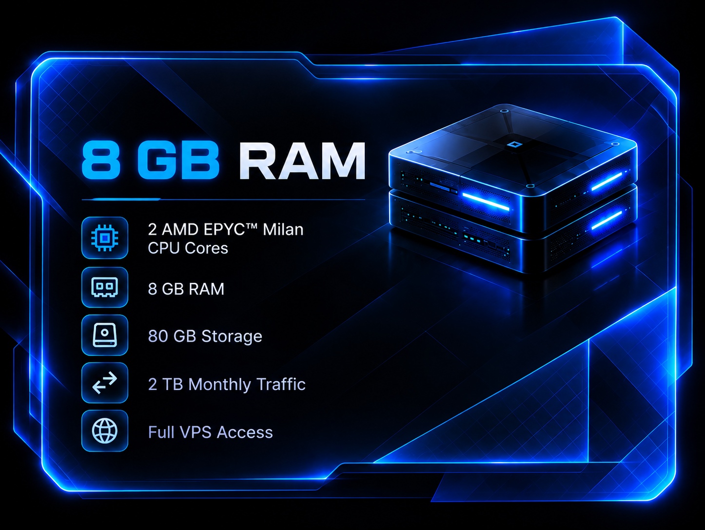 AMD KVM MILAN 8GB