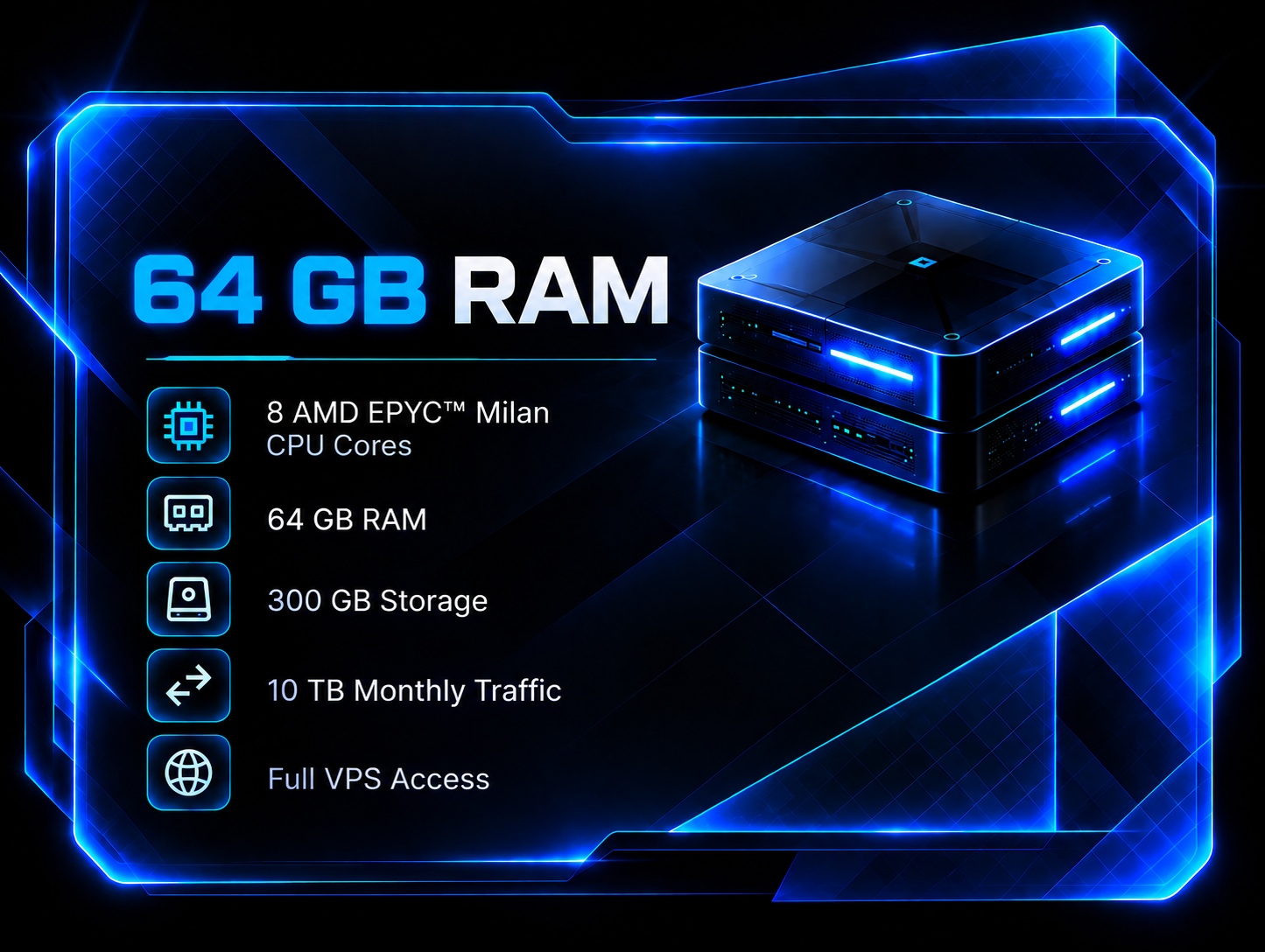 AMD KVM MILAN 64GB